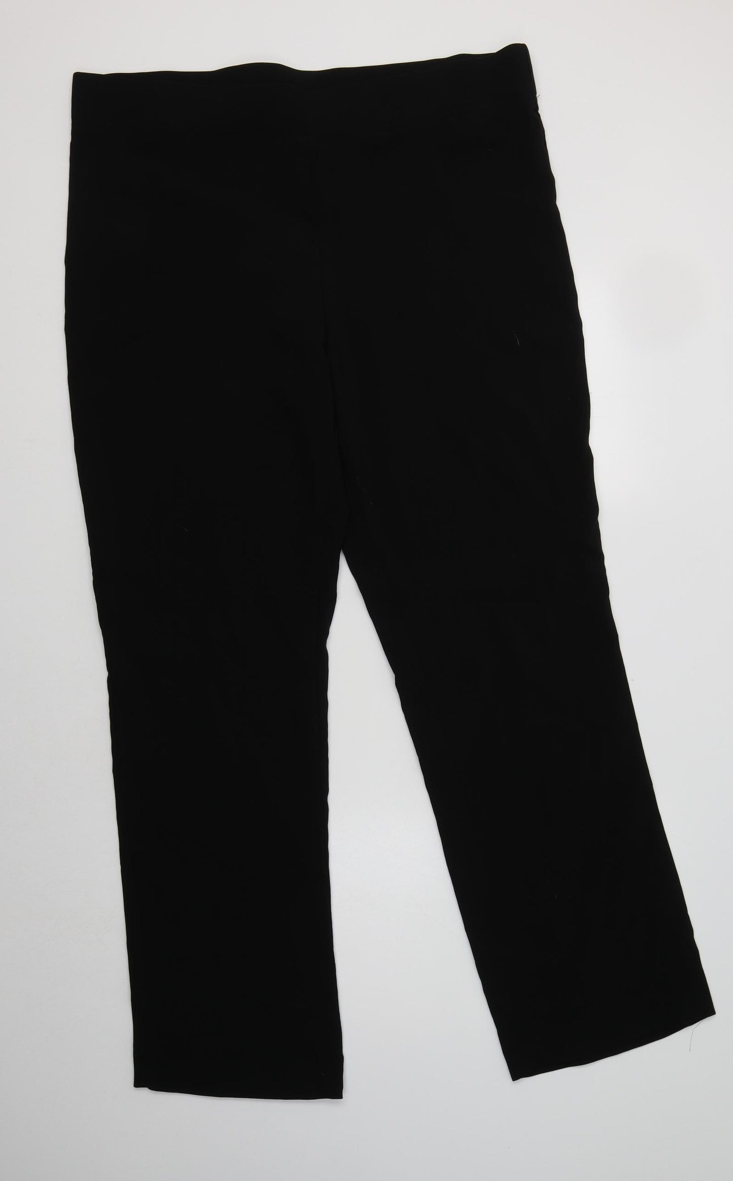 Love Yours Womens Black  Polyester Trousers  Size 18 L32 in Regular