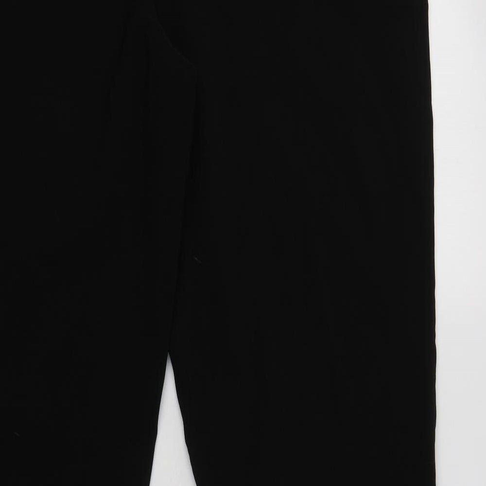 Love Yours Womens Black  Polyester Trousers  Size 18 L32 in Regular
