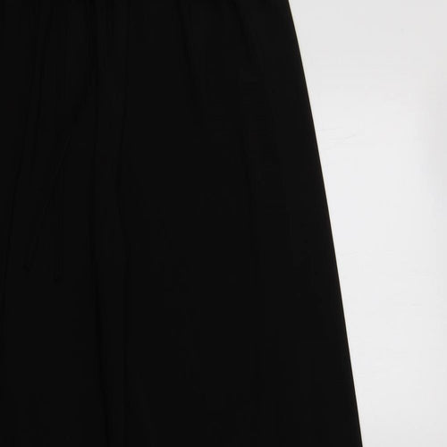 Preworn Womens Black  Polyester Trousers  Size L L29 in Regular