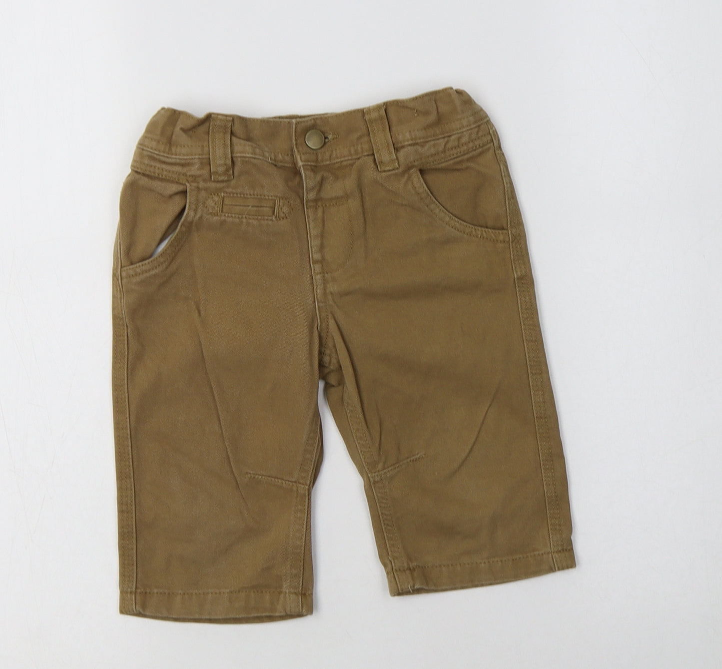 F&F Boys Beige  Cotton Chino Shorts Size 3-4 Years  Regular
