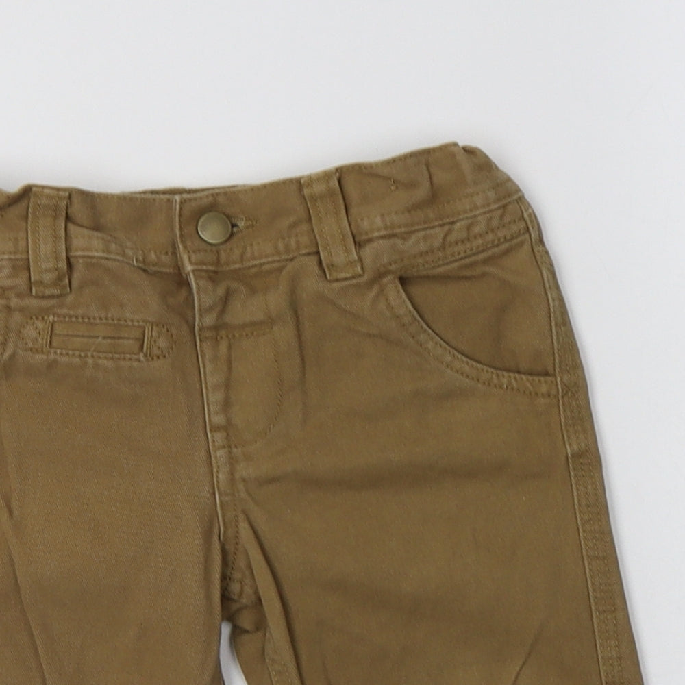 F&F Boys Beige  Cotton Chino Shorts Size 3-4 Years  Regular