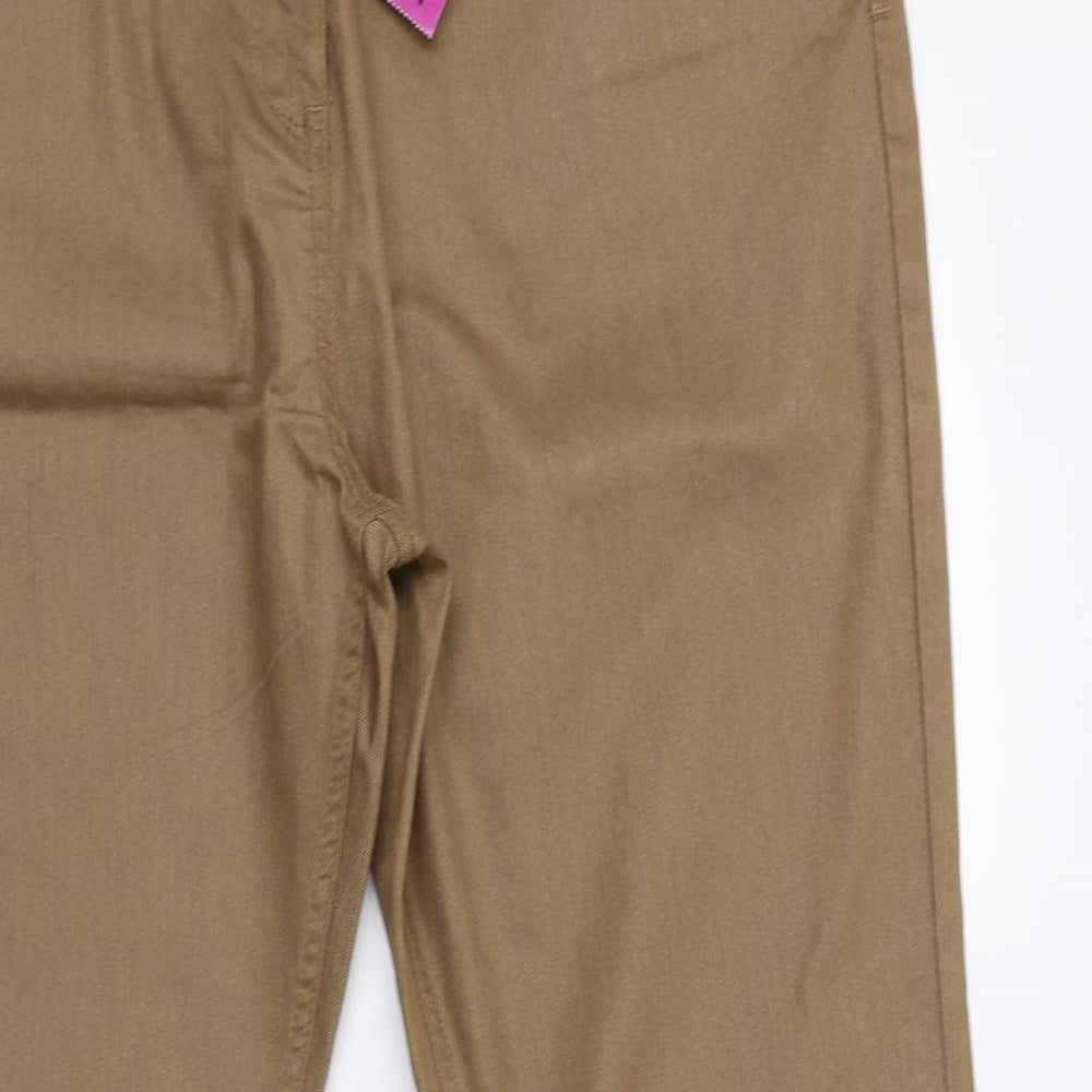 George Womens Beige  Cotton Skinny Jeans Size 20 L30 in Regular Button