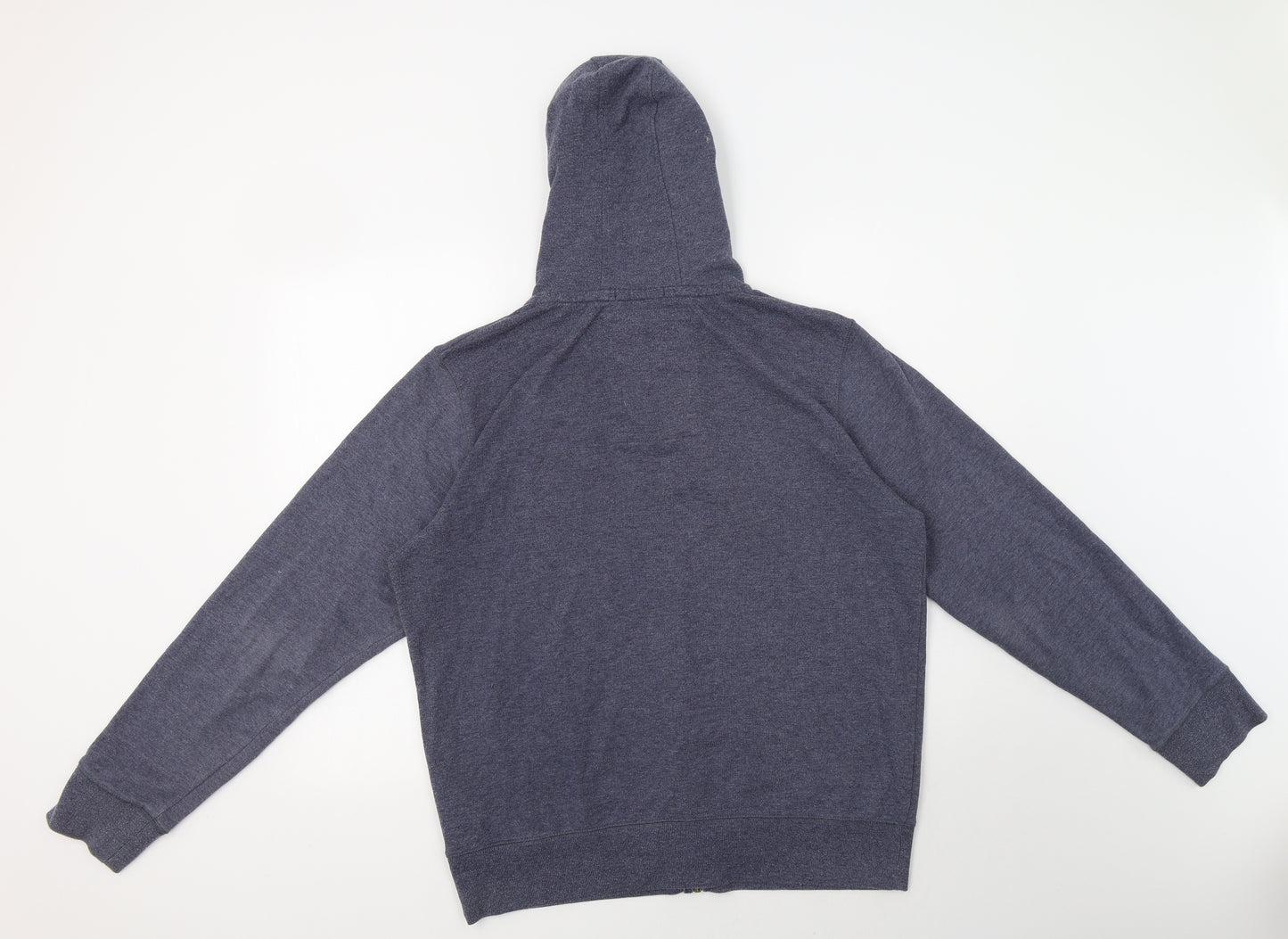 Tokyo Laundry Mens Blue  Polyester Full Zip Hoodie Size L