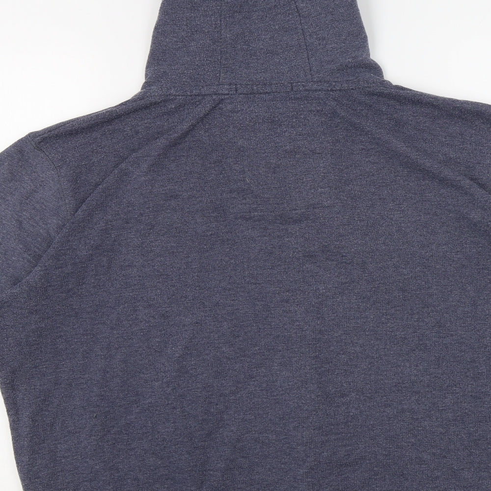Tokyo Laundry Mens Blue  Polyester Full Zip Hoodie Size L