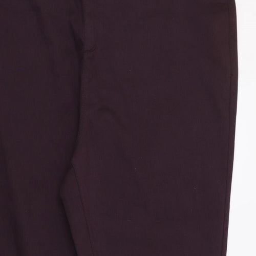 Pep & Co Womens Purple  Cotton Jegging Jeans Size 22 L30 in Regular