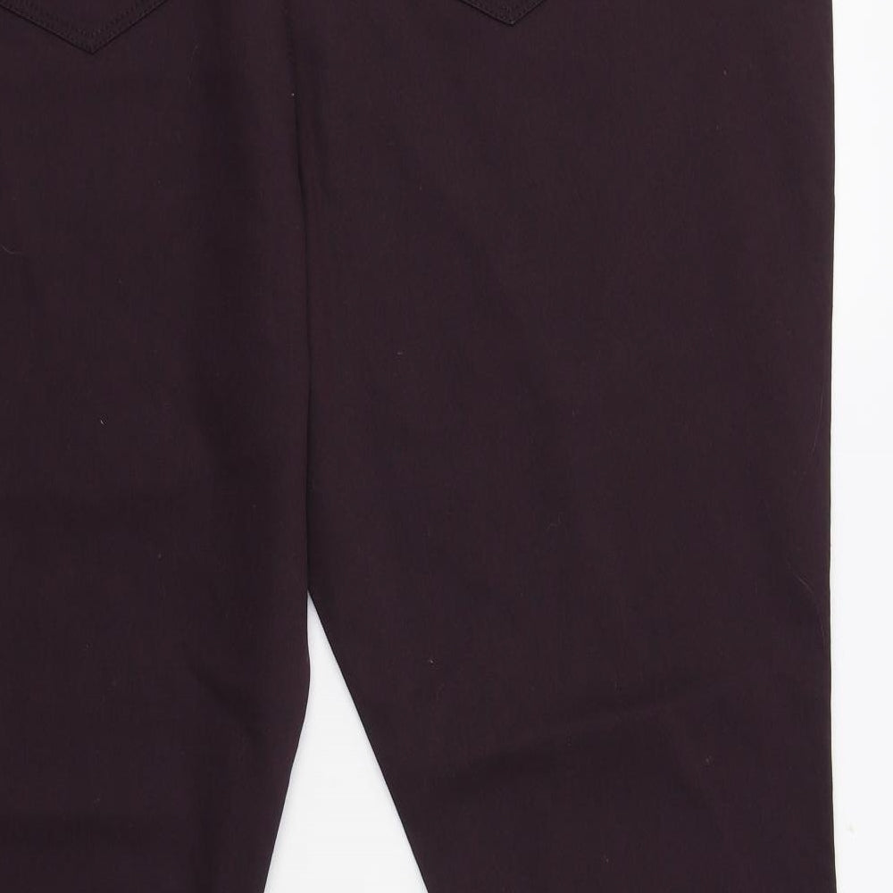 Pep & Co Womens Purple  Cotton Jegging Jeans Size 22 L30 in Regular