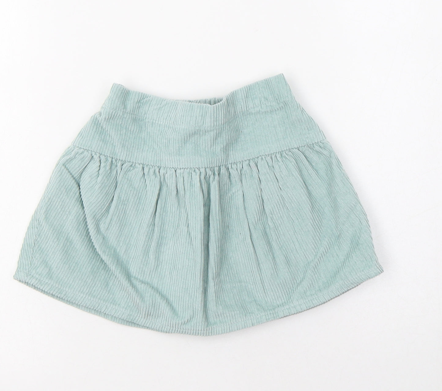 TU Baby Green  Cotton Pleated Skirt Size 18-24 Months