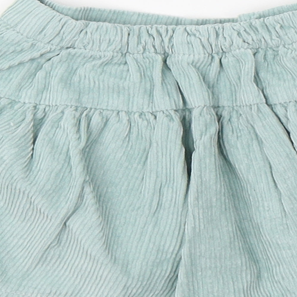 TU Baby Green  Cotton Pleated Skirt Size 18-24 Months