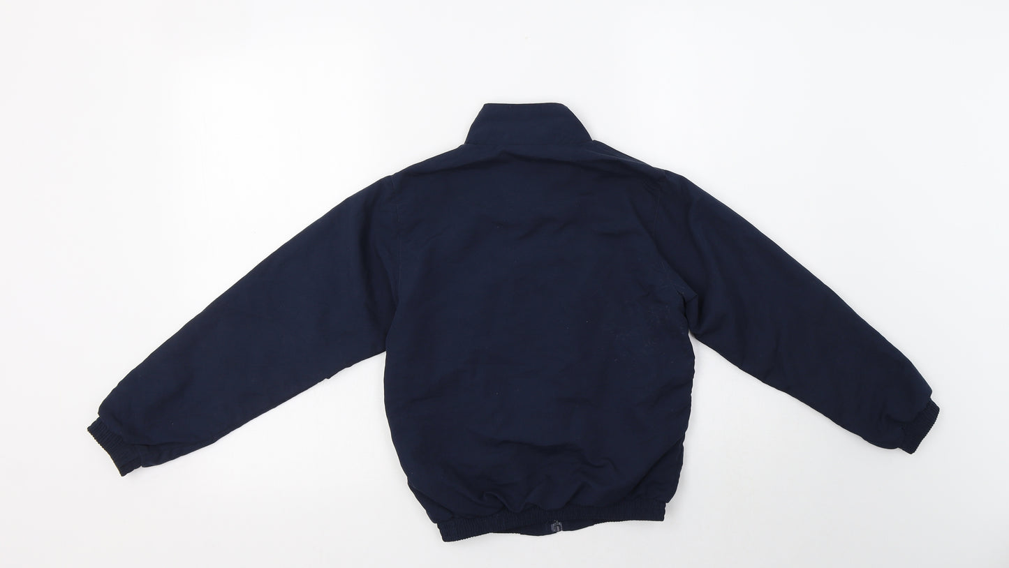 Slazenger Boys Blue   Windbreaker Jacket Size 7-8 Years  Zip