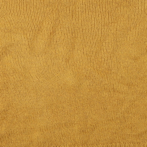 New Look Womens Yellow Crew Neck  Acrylic Pullover Jumper Size S