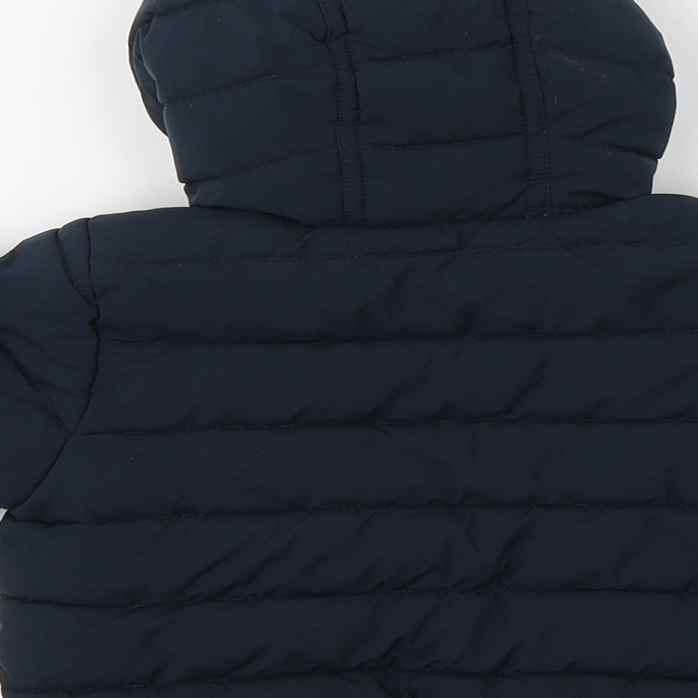 NEXT Baby Blue   Puffer Jacket Jacket Size 9-12 Months   Zip
