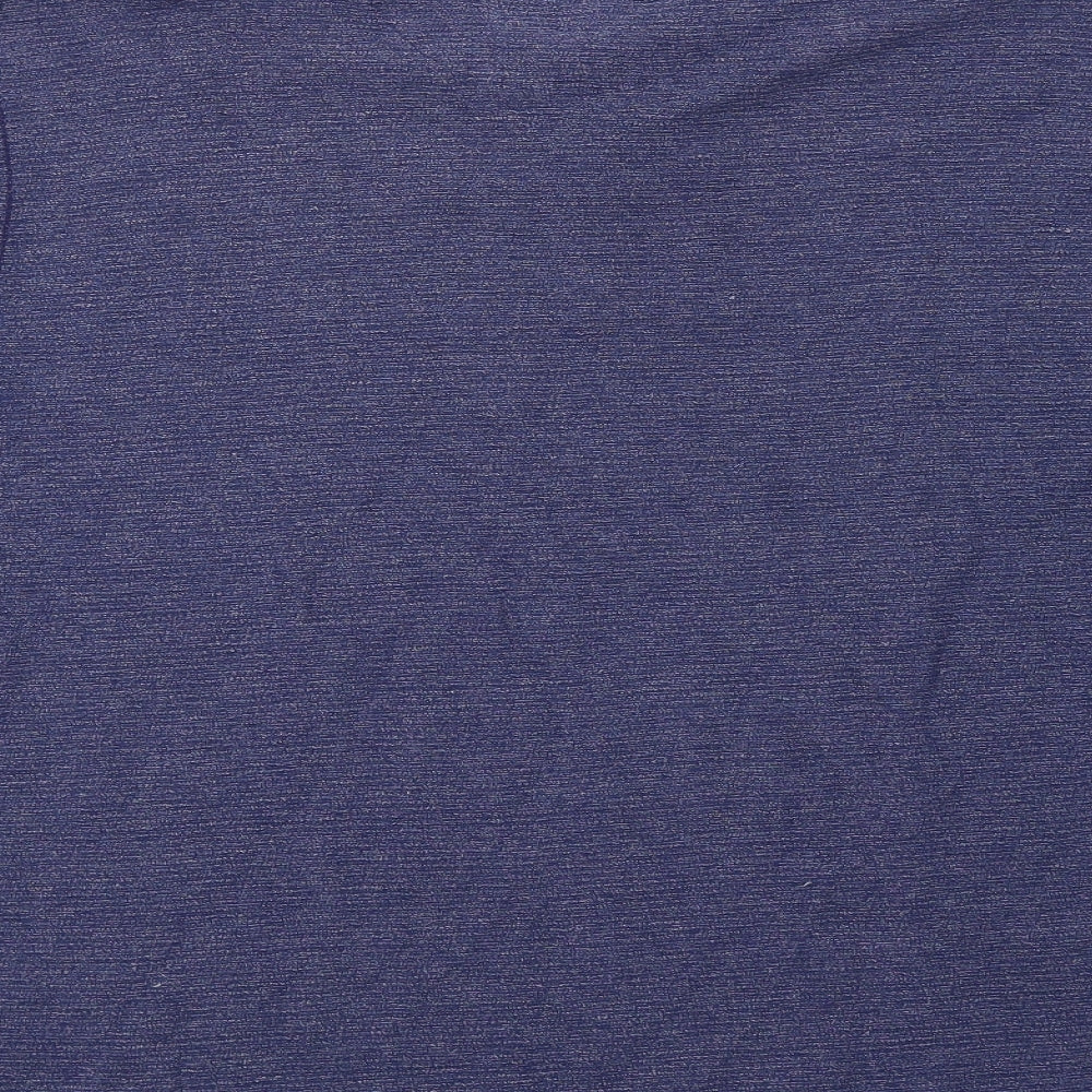 Mantaray Mens Blue  Cotton  Polo Size XL Collared Button