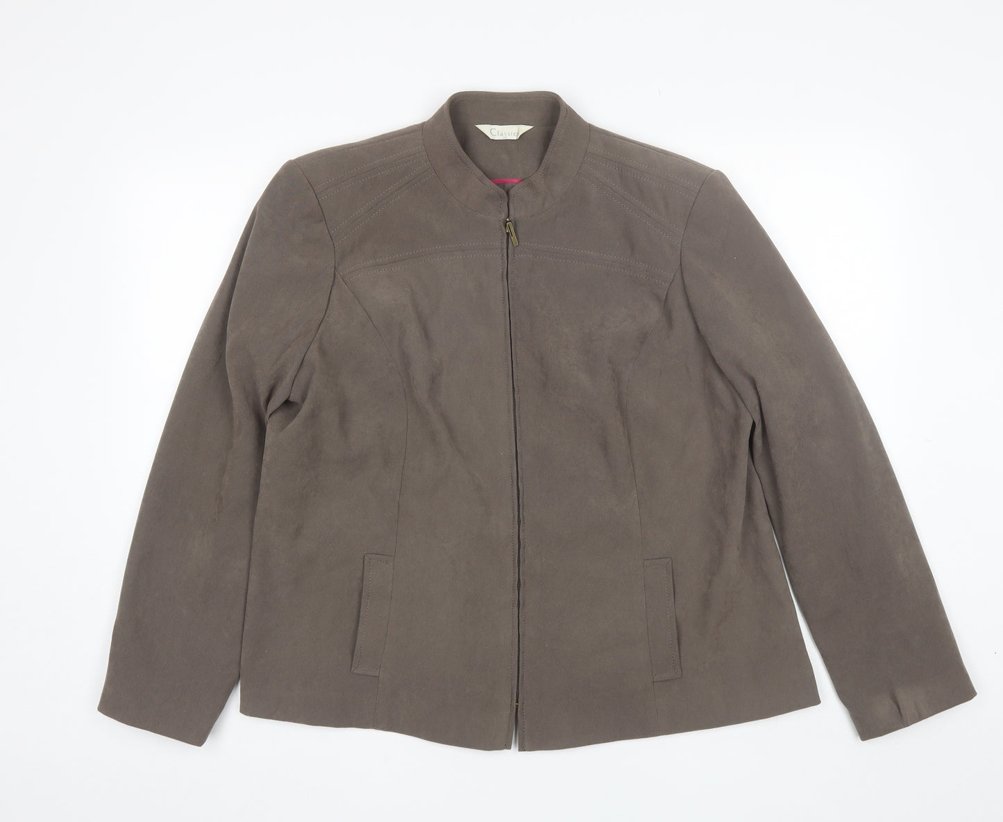 Classic Womens Brown   Jacket  Size 20