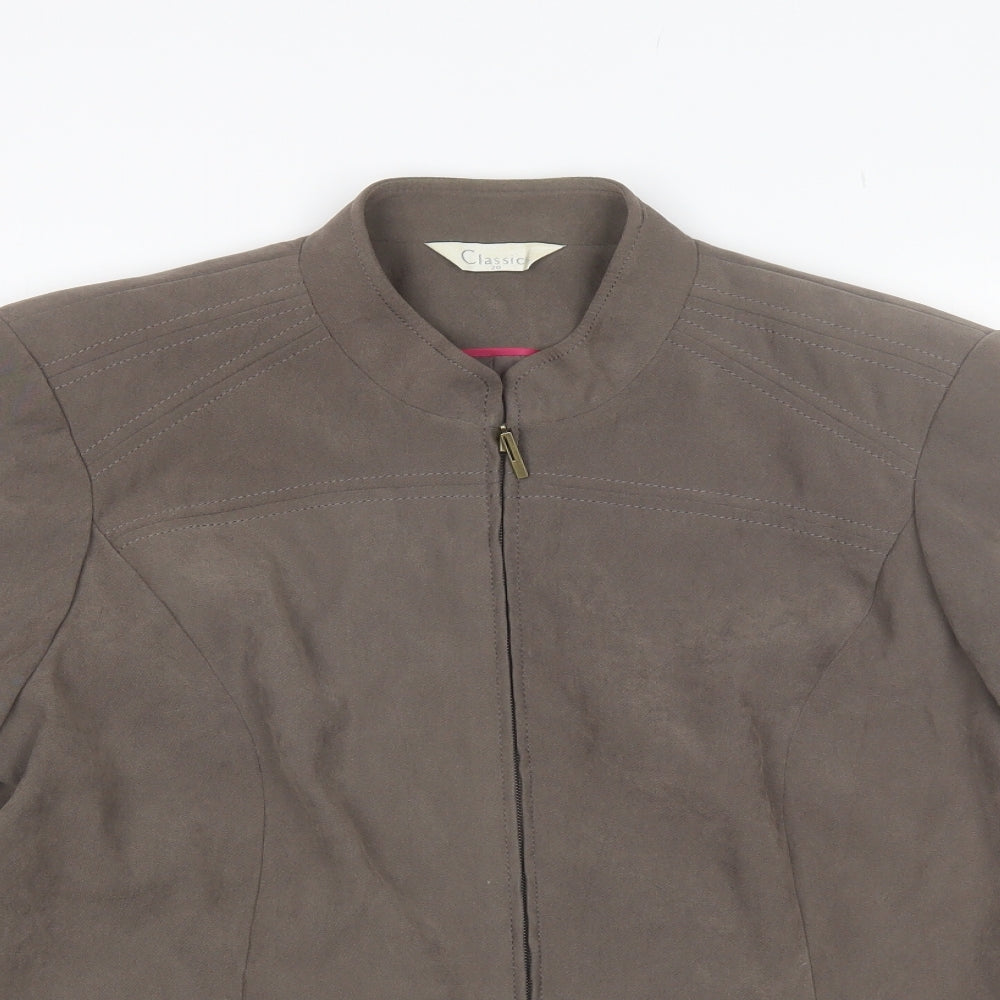 Classic Womens Brown   Jacket  Size 20