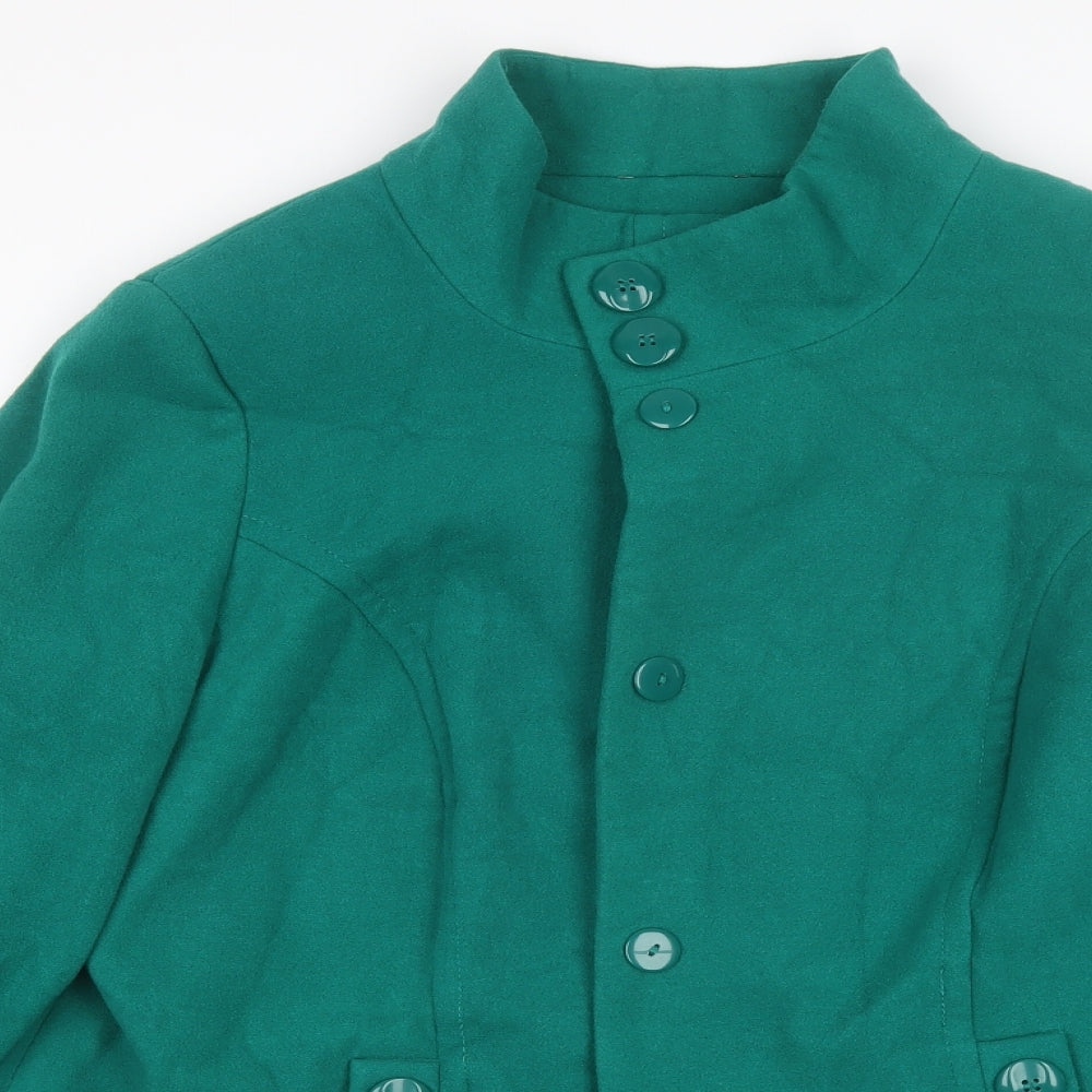 Preworn Womens Green   Pea Coat Jacket Size 22