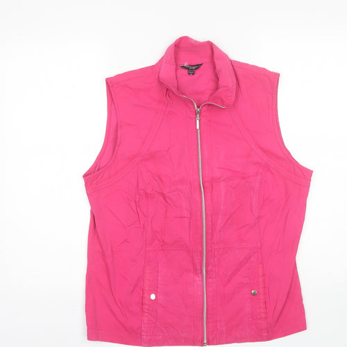 Brandtex Womens Pink   Gilet Jacket Size 12