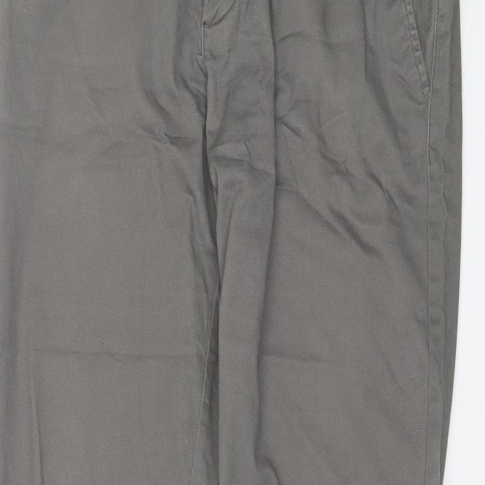 Primark Mens Grey  Cotton Chino Trousers Size 36 L32 in Regular