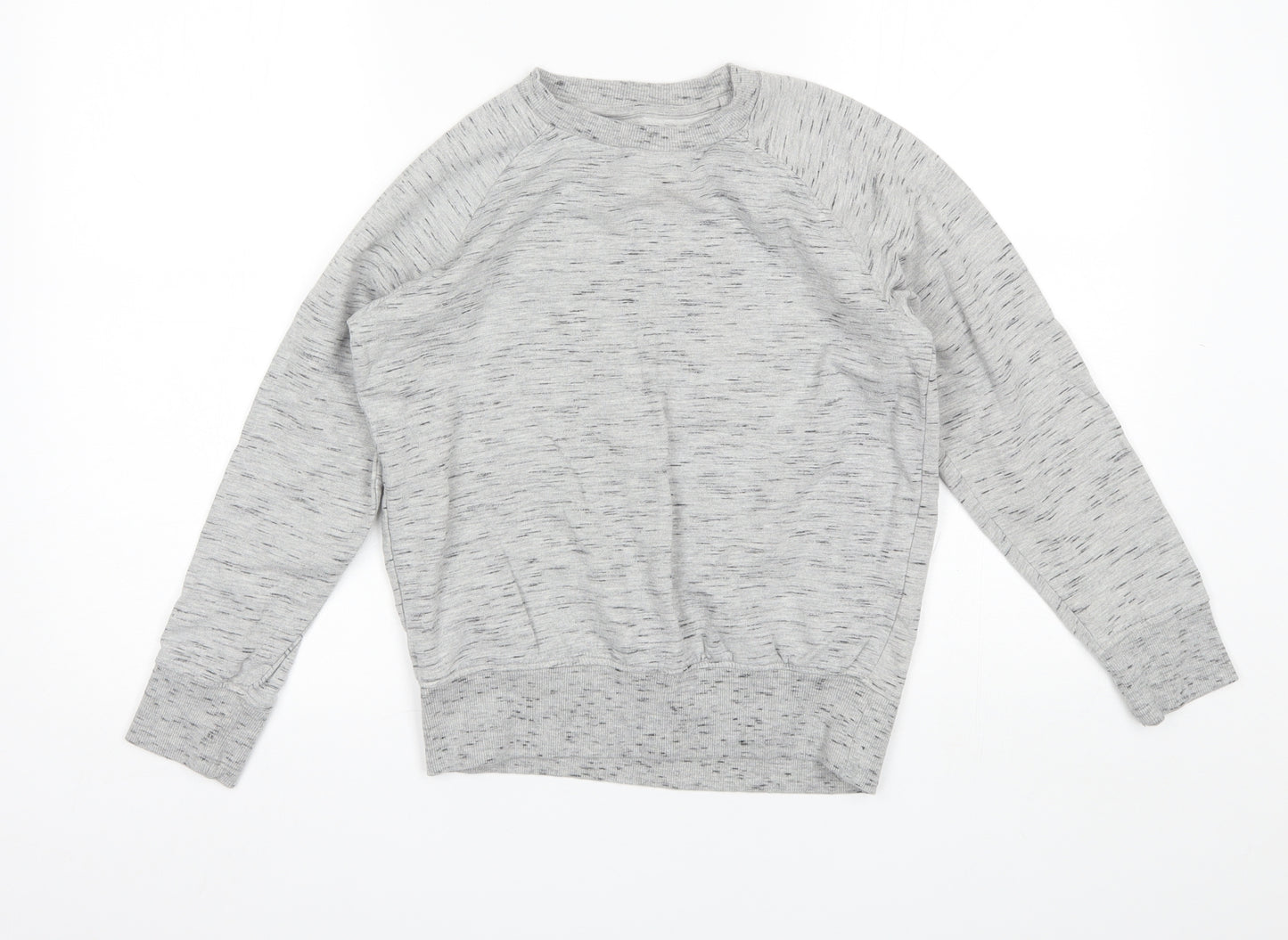 NEXT Boys Grey Round Neck  Cotton Pullover Jumper Size 10 Years
