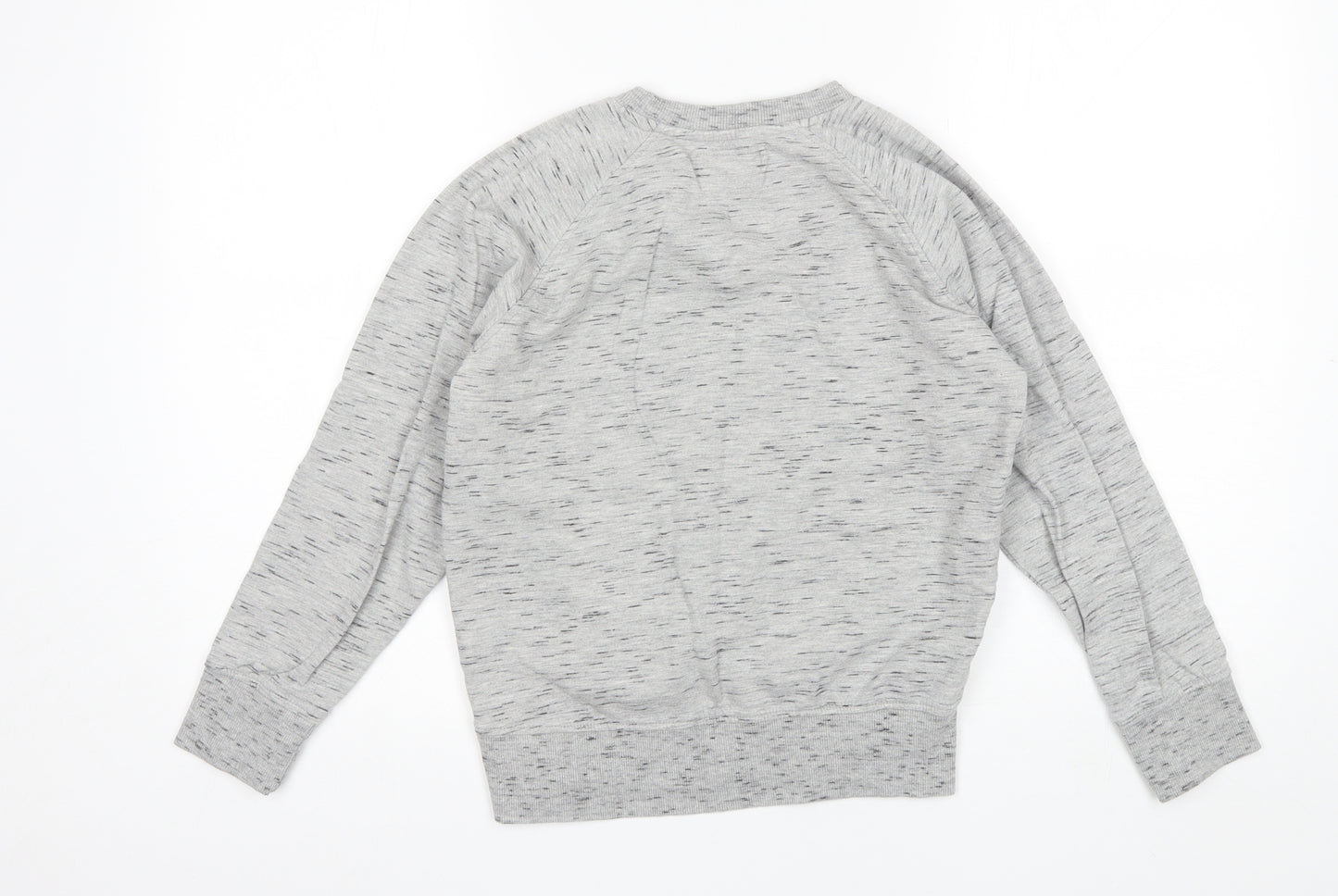 NEXT Boys Grey Round Neck  Cotton Pullover Jumper Size 10 Years