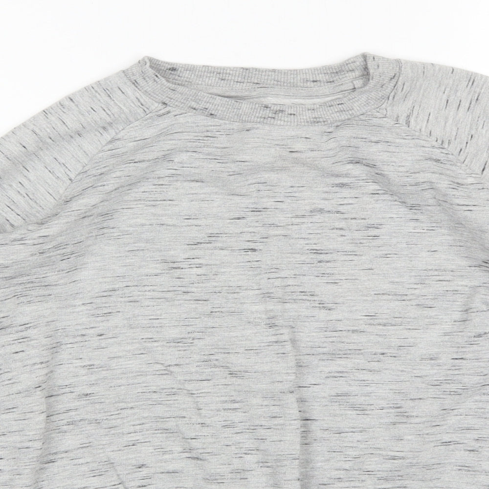 NEXT Boys Grey Round Neck  Cotton Pullover Jumper Size 10 Years