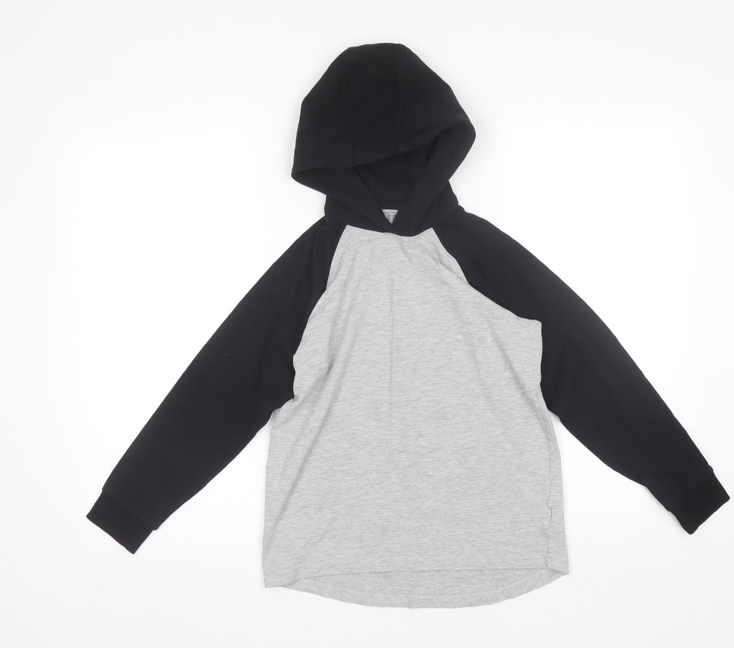 NEXT Boys Grey  Cotton Pullover Hoodie Size 10 Years