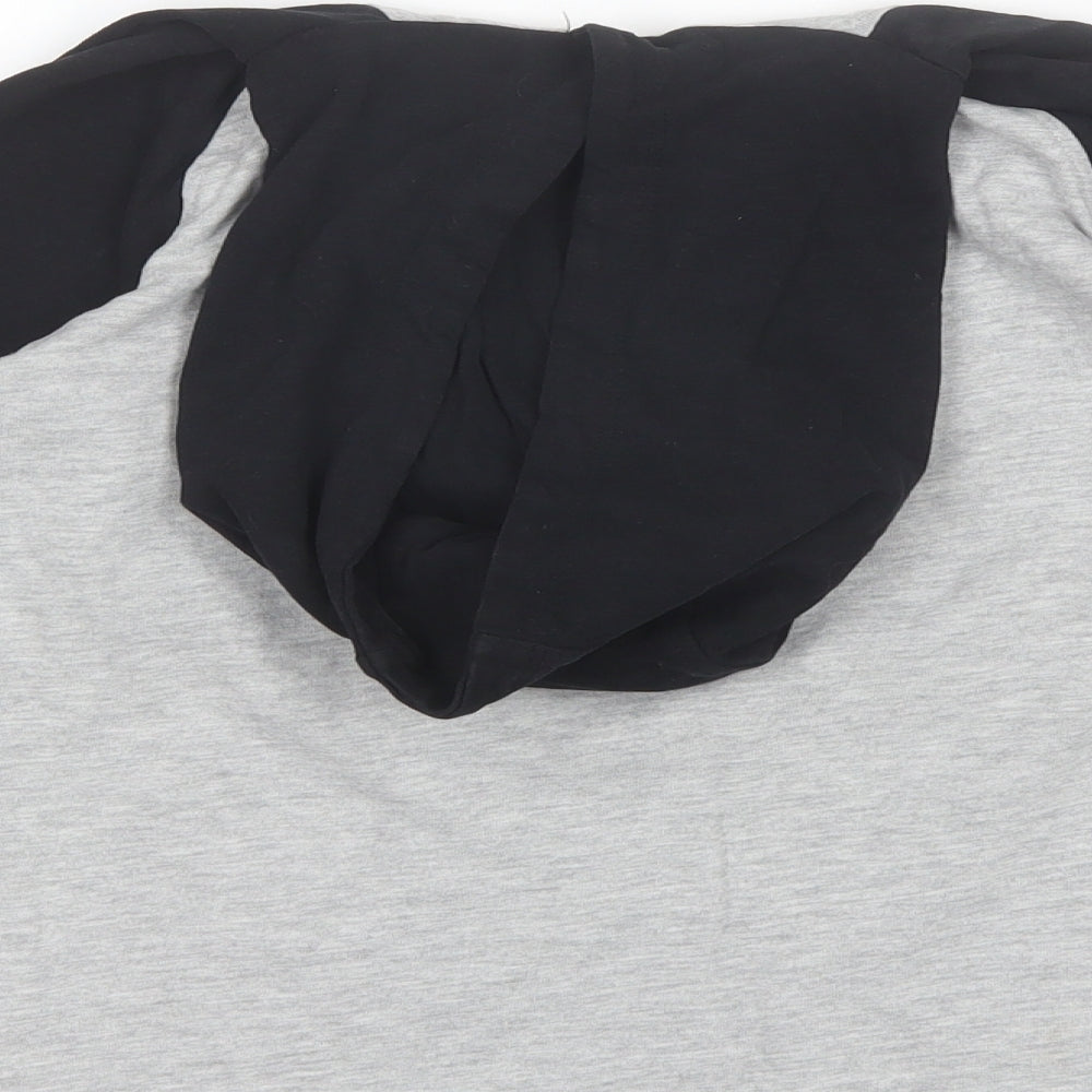 NEXT Boys Grey  Cotton Pullover Hoodie Size 10 Years