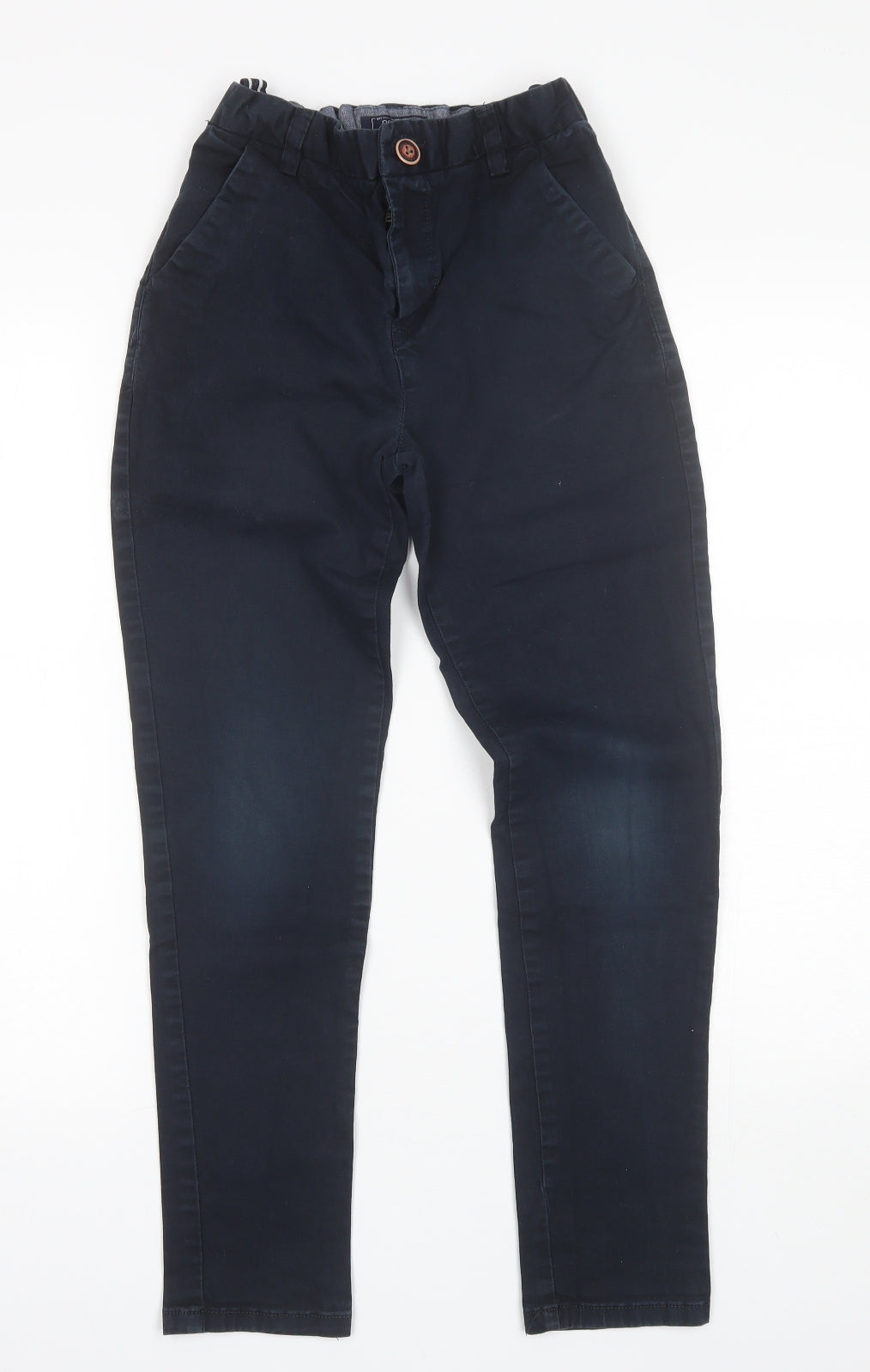 NEXT Boys Blue  Cotton Chino Trousers Size 12 Years  Regular