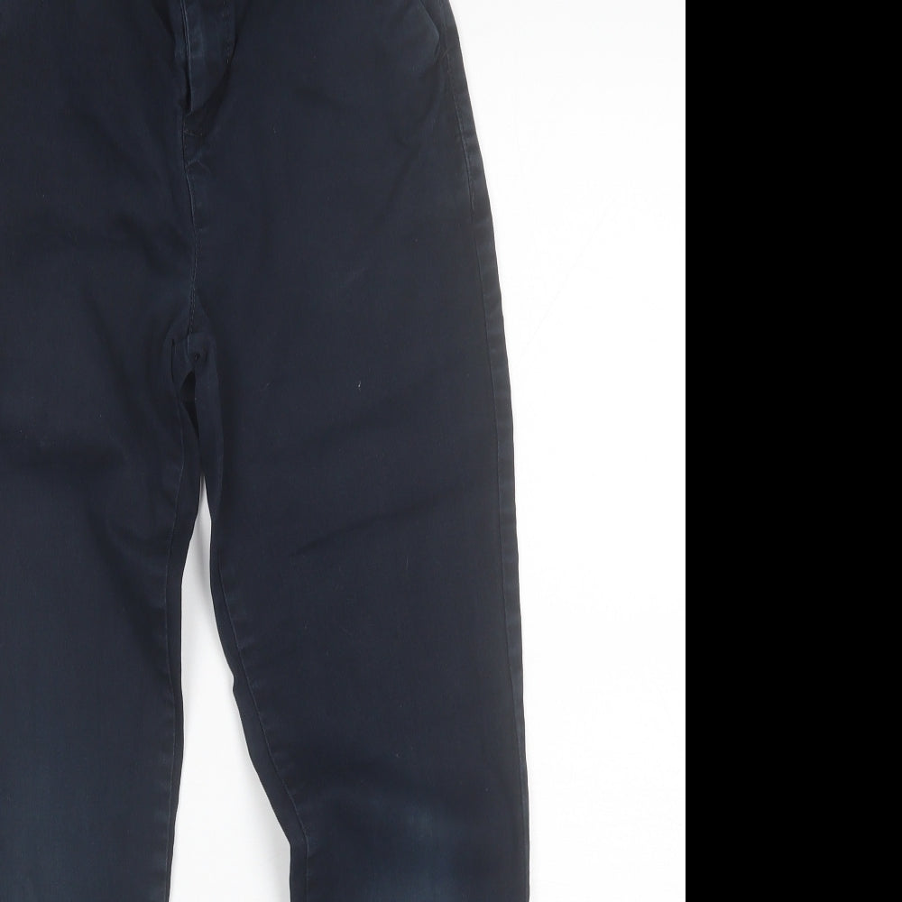 NEXT Boys Blue  Cotton Chino Trousers Size 12 Years  Regular