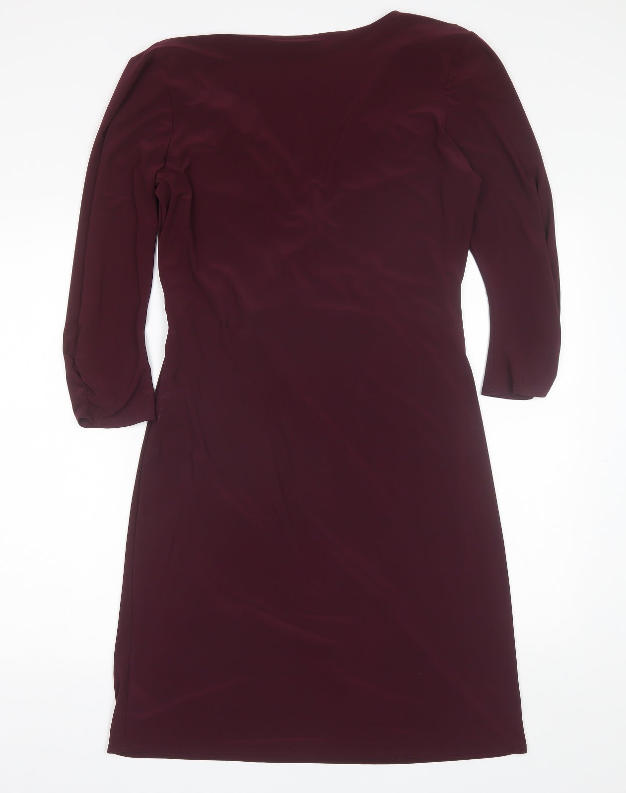 Wallis Womens Red  Polyester Shift  Size 16  V-Neck