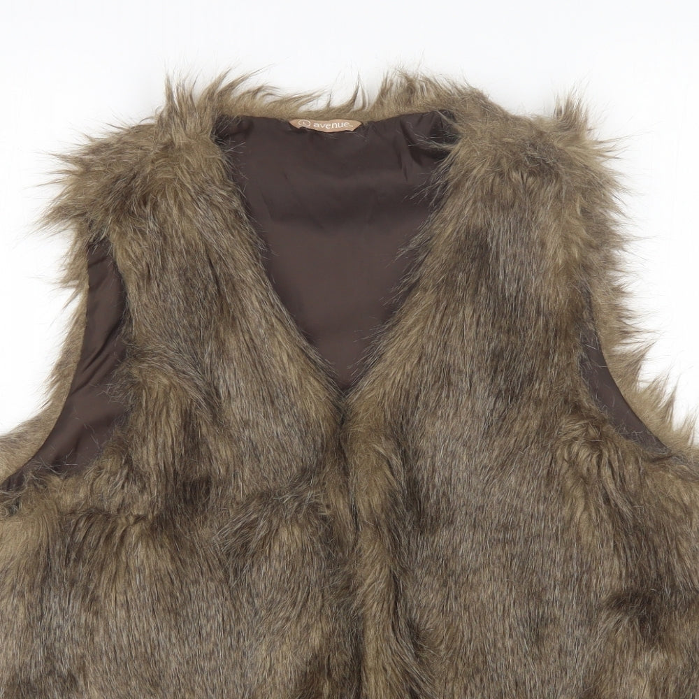 Avenue Womens Brown   Jacket  Size 16