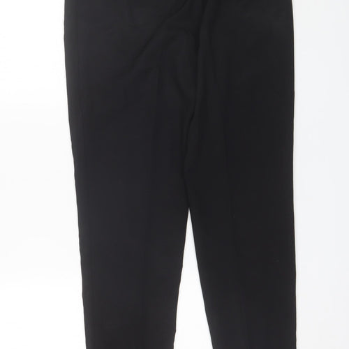 George Womens Black  Polyester Dress Pants Trousers Size 10 L28 in Regular
