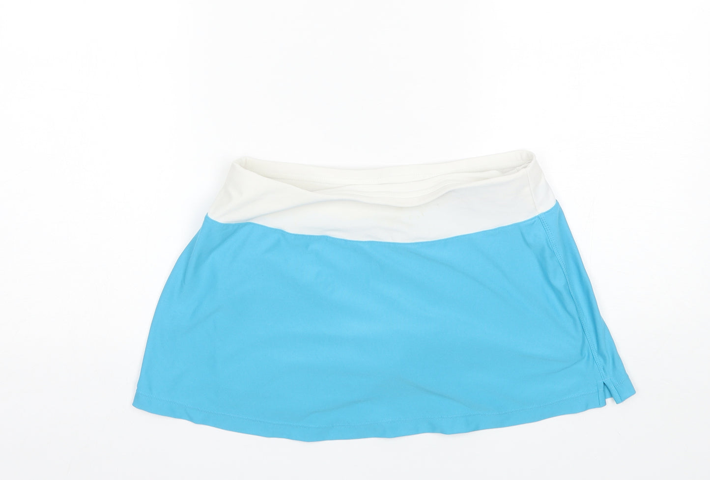 Nike Womens Blue  Polyester Sweat Shorts Size S L3 in Regular  - Skort