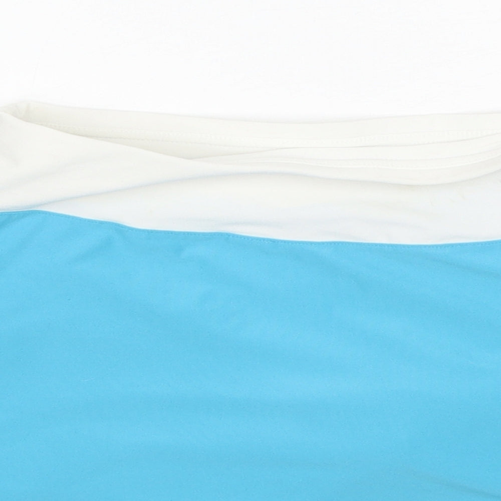 Nike Womens Blue  Polyester Sweat Shorts Size S L3 in Regular  - Skort