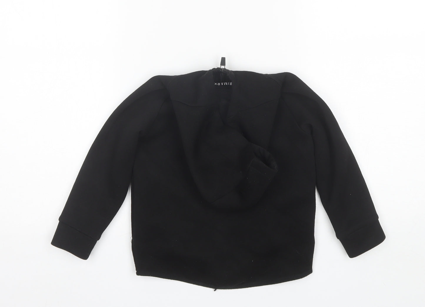 Primark Boys Black  Polyester Full Zip Hoodie Size 3-4 Years