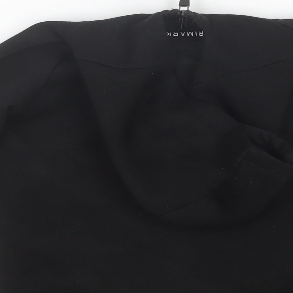 Primark Boys Black  Polyester Full Zip Hoodie Size 3-4 Years