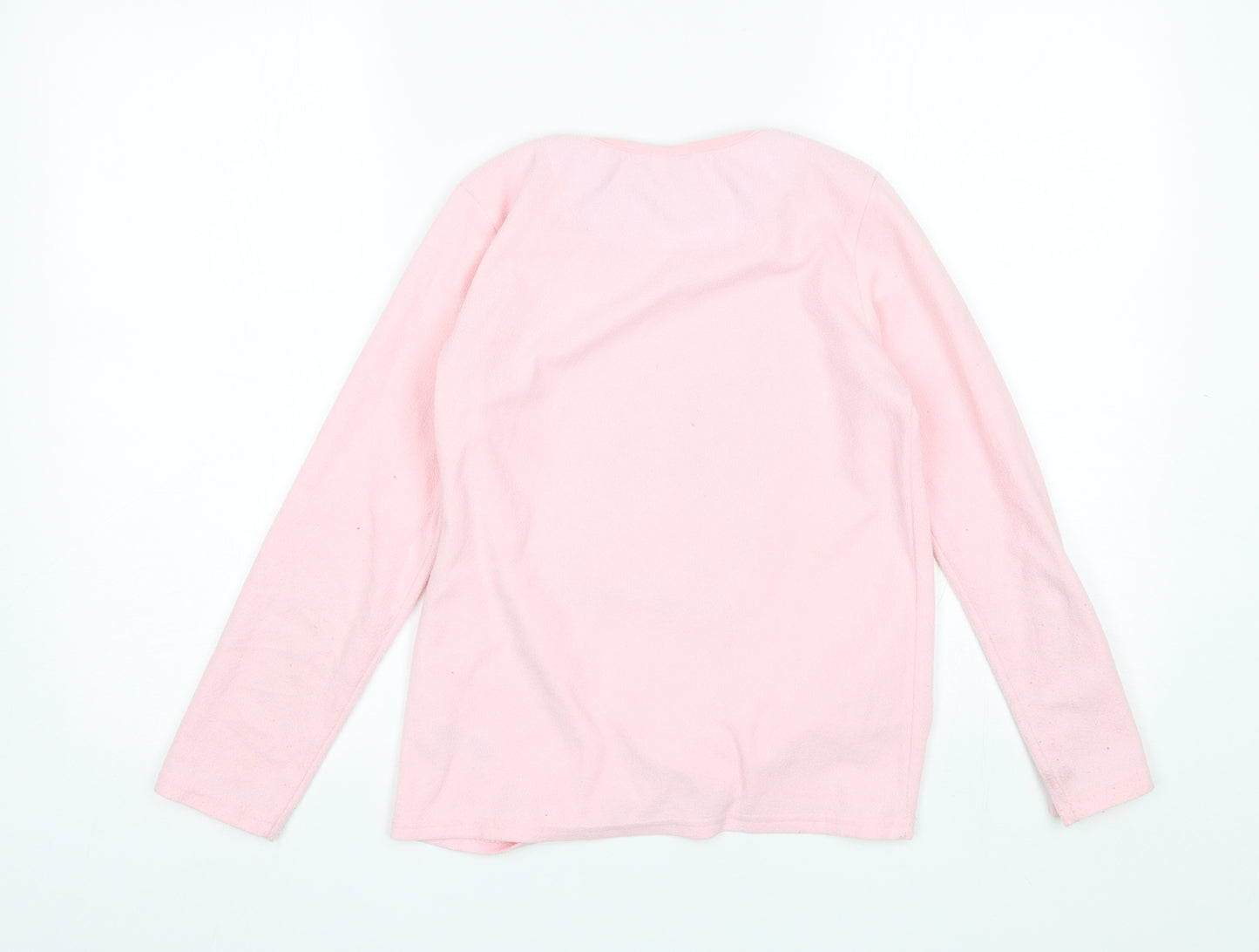 Primark Girls Pink Solid Polyester Top Pyjama Top Size 10-11 Years   - Disney