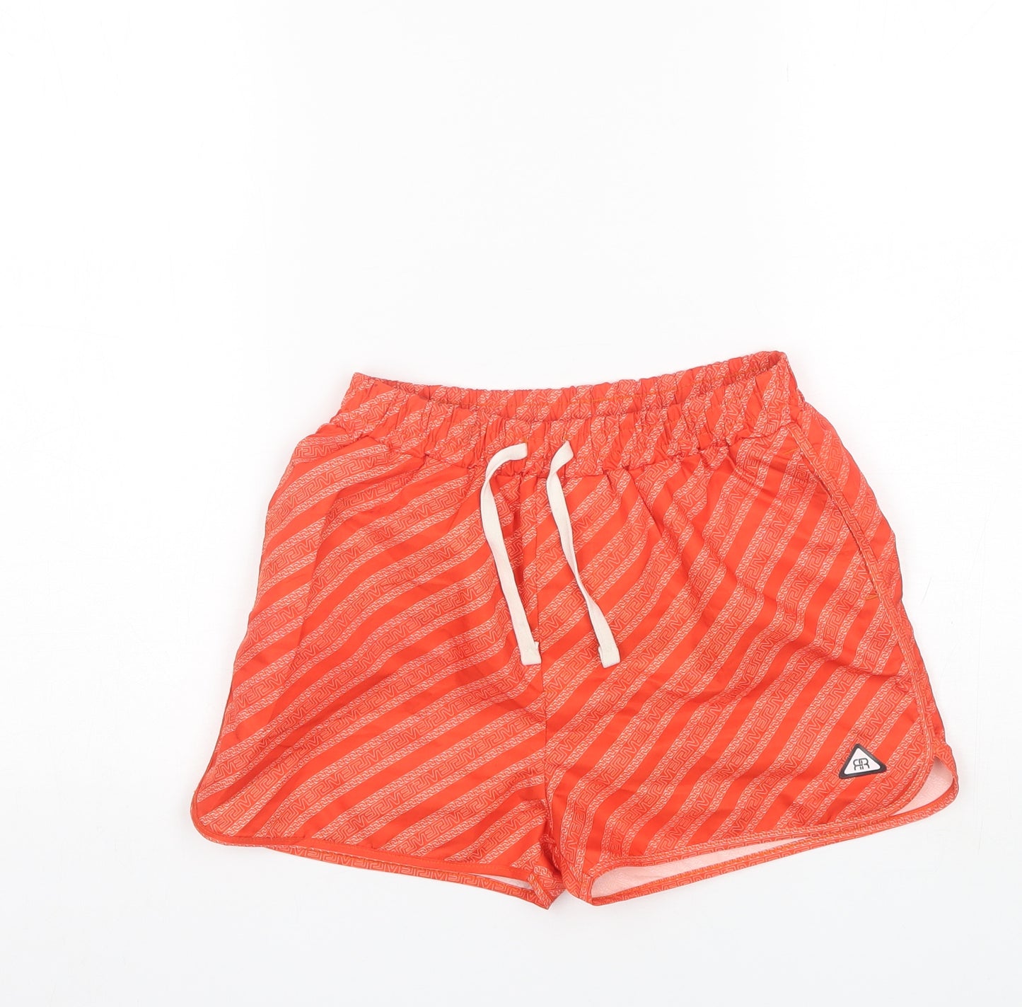 River Island Boys Orange  Polyester Bermuda Shorts Size 9-10 Years  Regular
