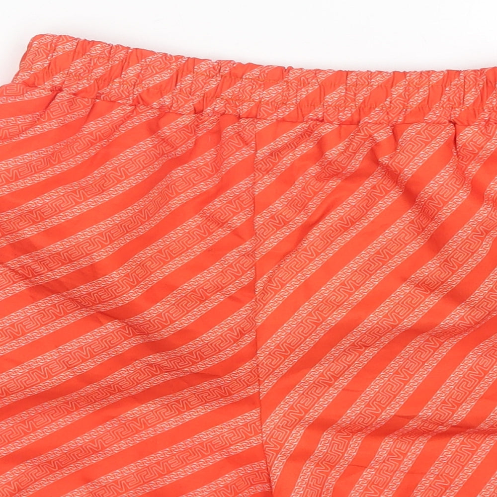 River Island Boys Orange  Polyester Bermuda Shorts Size 9-10 Years  Regular