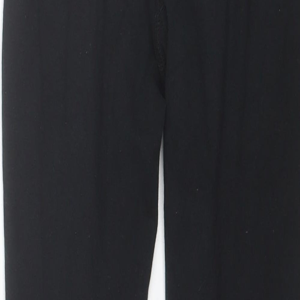 Nike Girls Black  Cotton Jogger Trousers Size 9-10 Years  Regular