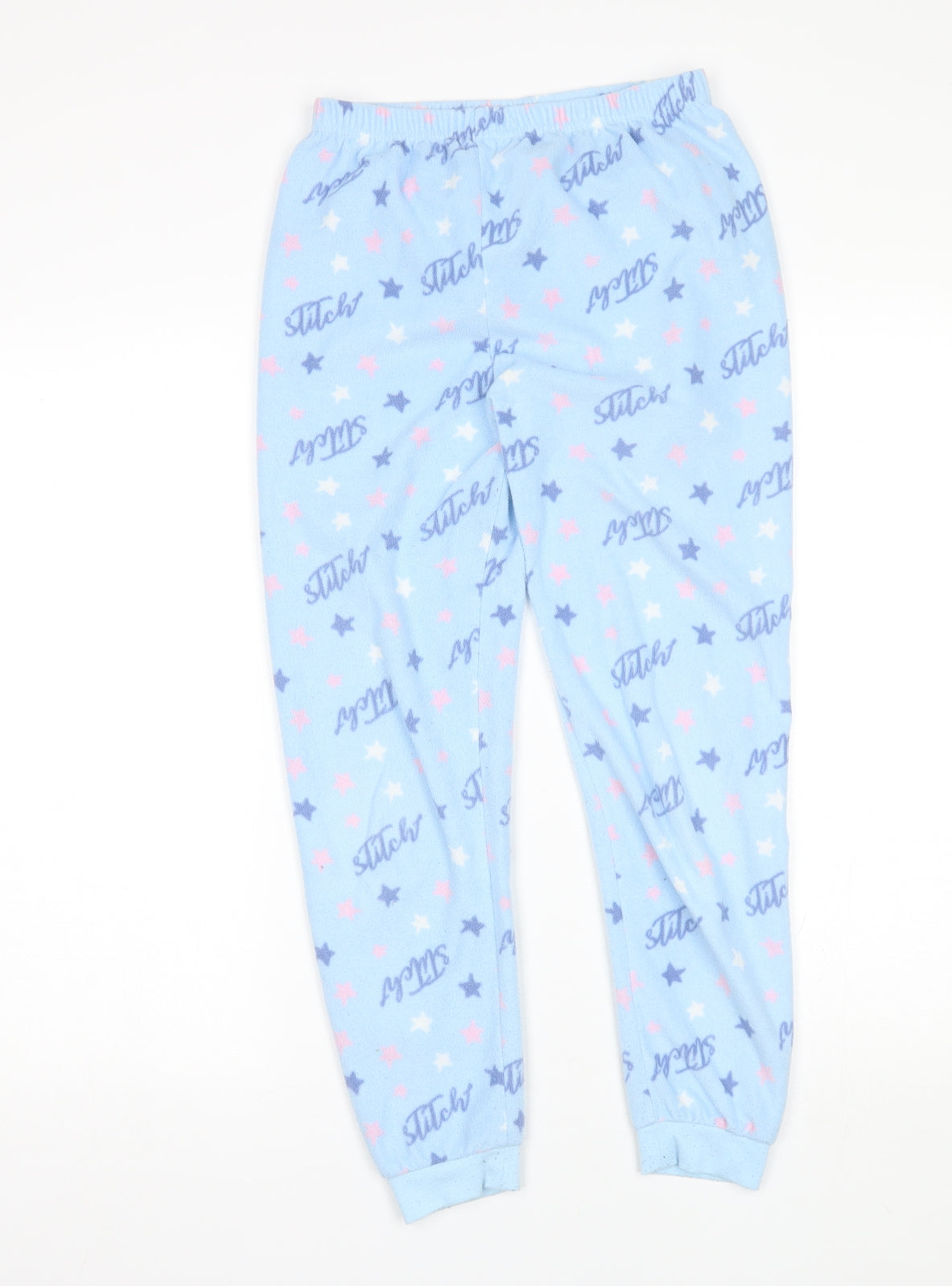 Primark Girls Blue  Polyester  Pyjama Pants Size 10-11 Years