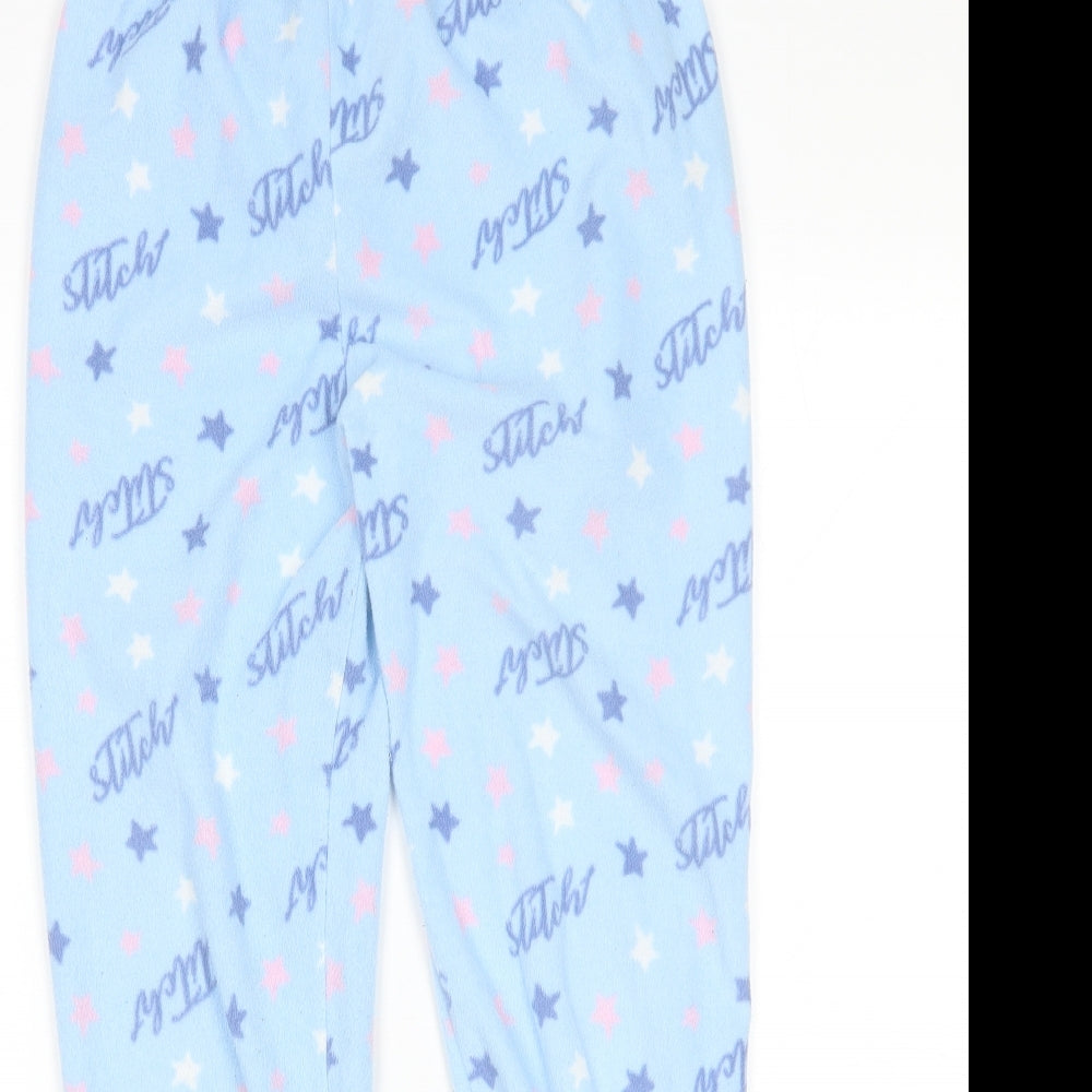 Primark Girls Blue  Polyester  Pyjama Pants Size 10-11 Years