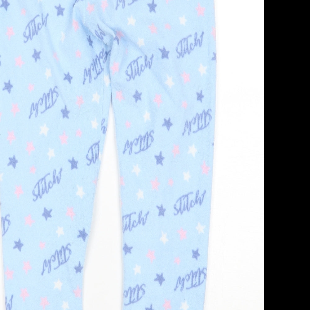 Primark Girls Blue  Polyester  Pyjama Pants Size 10-11 Years