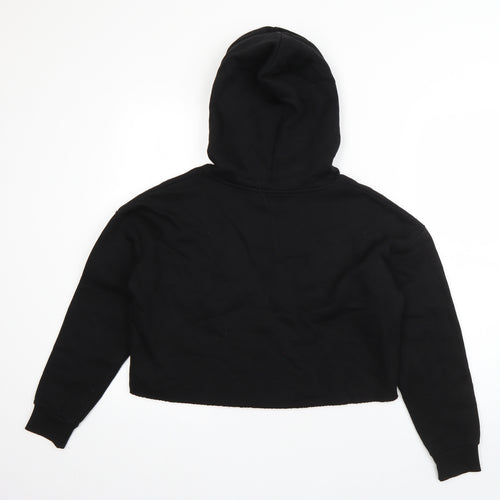 New Look Girls Black  Cotton Pullover Hoodie Size 12-13 Years   - NASA