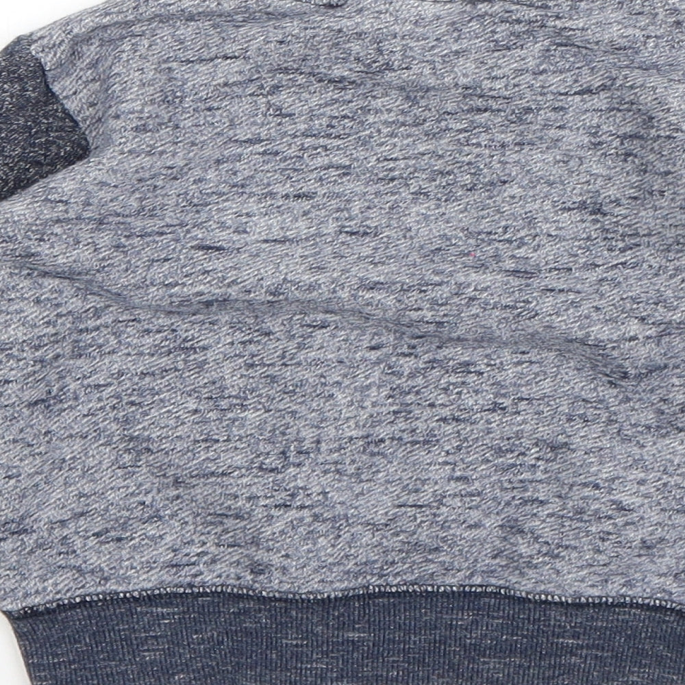 NEXT Boys Blue Round Neck  100% Cotton Pullover Jumper Size 2-3 Years