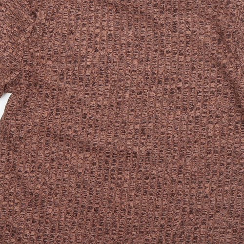 Primark Womens Pink Round Neck  Viscose Pullover Jumper Size S