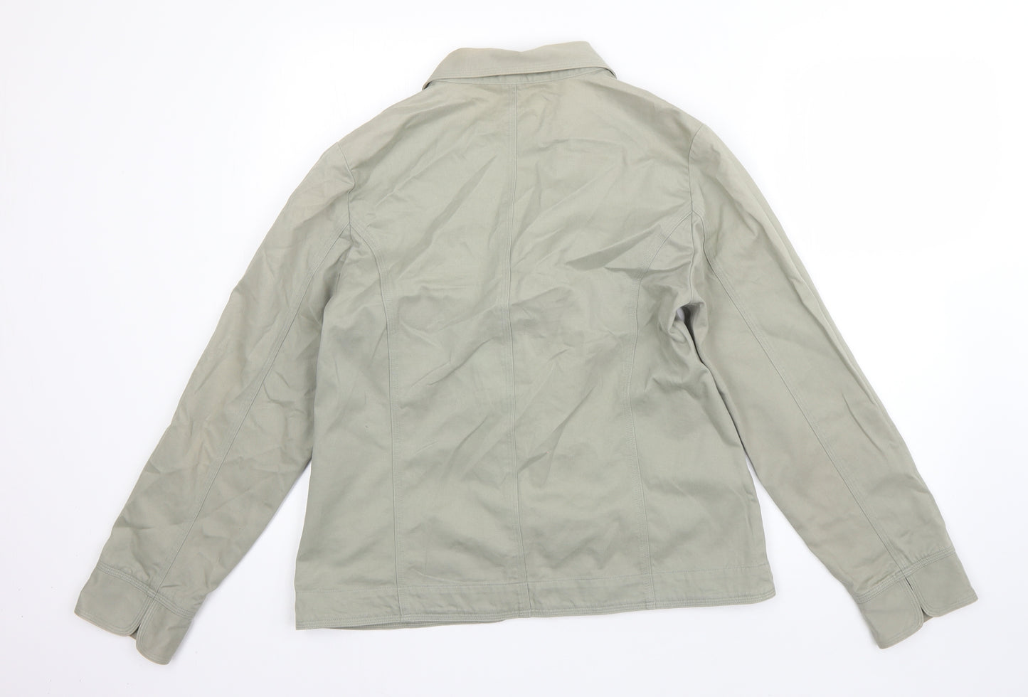 Preworn Womens Green   Jacket  Size 12  Button