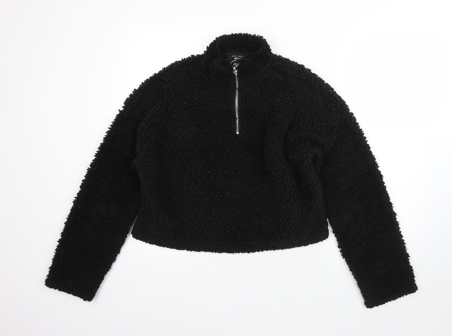 New Look Girls Black Halter  Polyester Pullover Jumper Size 12-13 Years