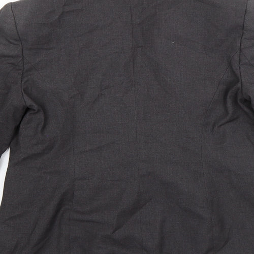 M&S Womens Grey   Jacket Blazer Size 12  Button