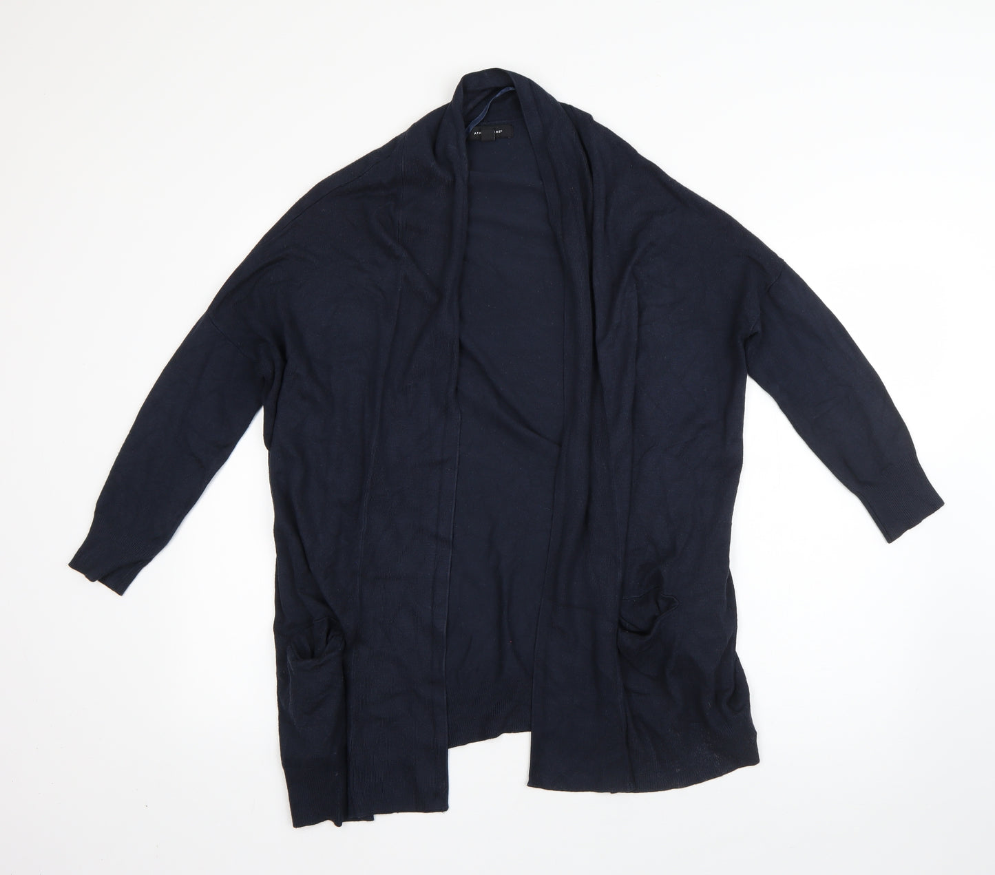 Atmosphere Womens Blue V-Neck  Viscose Cardigan Jumper Size 10