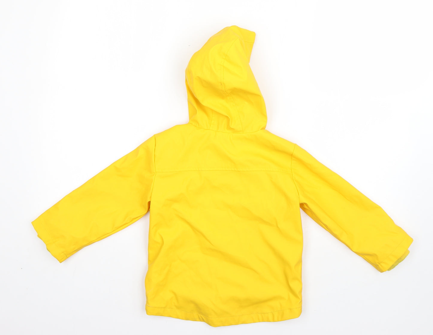 George Boys Yellow   Rain Coat Coat Size 2-3 Years  Zip